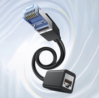 Ugreen przedłużacz kabel internetowy Ethernet RJ45 Cat8 40000 Mbps/ 40 Gbps 2m czarny (NW192 50200)