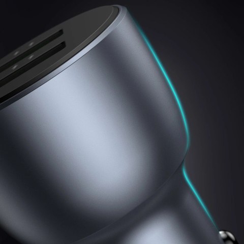 Ugreen szybka ładowarka samochodowa 2x USB 36W Quick Charge SCP FCP AFC szary (CD213 10144) Ugreen szybka ładowarka samochodowa 2x USB 36W Quick Charge SCP FCP AFC szary (CD213 10144)