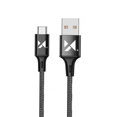 Wozinsky kabel USB - USB Typ C 2,4A 1m czarny (WUC-C1B) Wozinsky kabel USB - USB Typ C 2,4A 1m czarny (WUC-C1B)