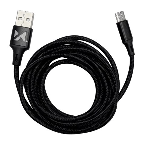 Wozinsky kabel USB - USB Typ C 2,4A 1m czarny (WUC-C1B) Wozinsky kabel USB - USB Typ C 2,4A 1m czarny (WUC-C1B)