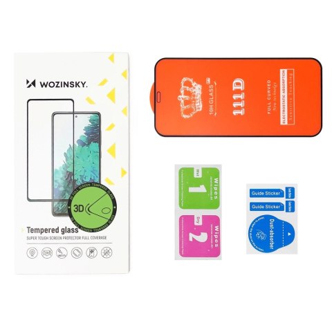 Wozinsky super wytrzymałe szkło hartowane Full Glue na cały ekran z ramką Case Friendly Oppo A54 5G czarny Wozinsky super wytrzymałe szkło hartowane Full Glue na cały ekran z ramką Case Friendly Oppo A54 5G czarny