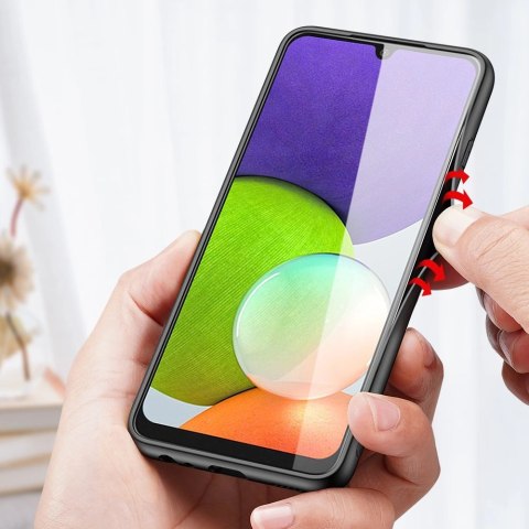 Dux Ducis Fino etui pokrowiec pokryty nylonowym materiałem Samsung Galaxy A22 4G zielony Dux Ducis Fino etui pokrowiec pokryty nylonowym materiałem Samsung Galaxy A22 4G zielony
