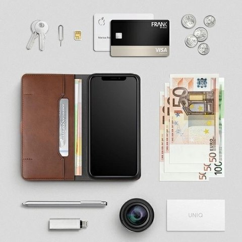 Etui Uniq Journa iPhone 12 Pro Max - szare Etui Uniq Journa iPhone 12 Pro Max - szare