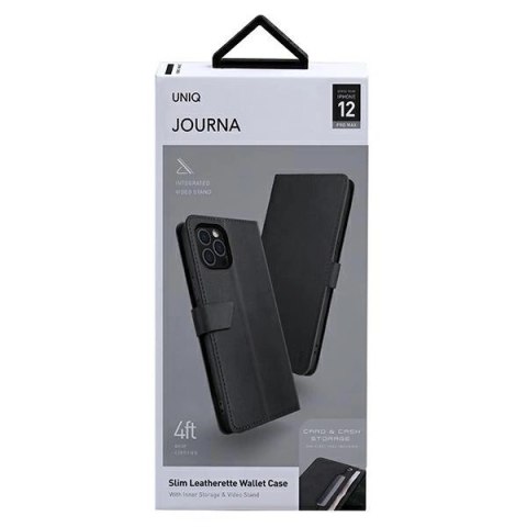 Etui Uniq Journa iPhone 12 Pro Max - szare Etui Uniq Journa iPhone 12 Pro Max - szare