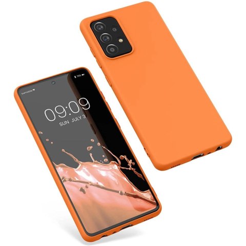 Silicone Case elastyczne silikonowe etui pokrowiec Samsung Galaxy A22 4G różowy