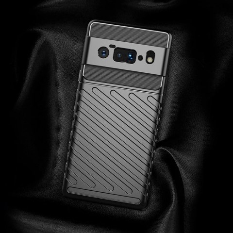Thunder Case elastyczne pancerne etui pokrowiec Google Pixel 6 Pro czarny