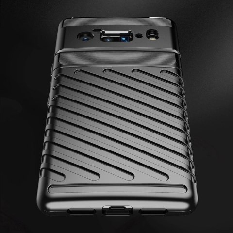 Thunder Case elastyczne pancerne etui pokrowiec Google Pixel 6 Pro czarny
