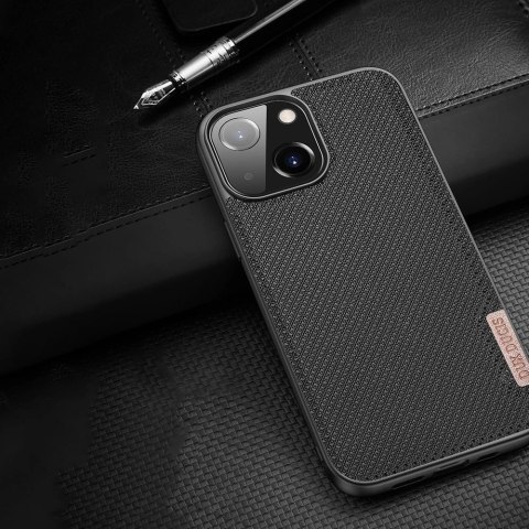 Dux Ducis Fino etui pokrowiec pokryty nylonowym materiałem iPhone 13 mini szary