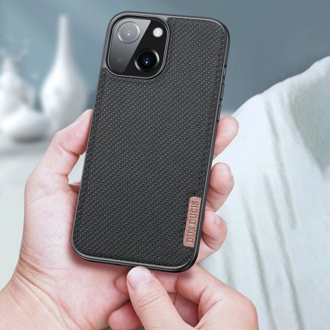 Dux Ducis Fino etui pokrowiec pokryty nylonowym materiałem iPhone 13 mini szary