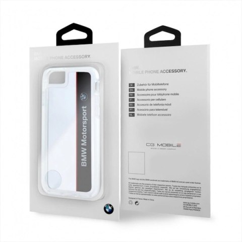 Etui BMW Motorcase na iPhone 7 / 8 / SE 2020 / SE 2022 - przezroczysto-czarne Etui BMW Motorcase na iPhone 7 / 8 / SE 2020 / SE 2022 - przezroczysto-czarne