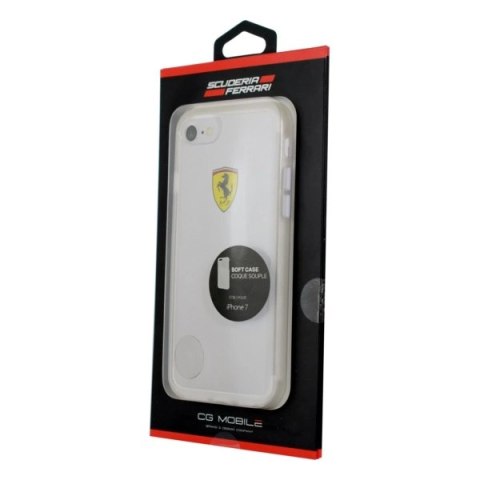 Etui Ferrari Transparent na iPhone 7 / 8 / SE 2020 / SE 2022 - przezroczyste Etui Ferrari Transparent na iPhone 7 / 8 / SE 2020 / SE 2022 - przezroczyste