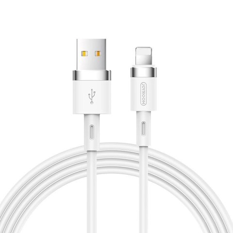 Kabel Joyroom Liquid Silicone Data Cable N2 USB-A / Lightning 2.4A 1.2m - biały Kabel Joyroom Liquid Silicone Data Cable N2 USB-A / Lightning 2.4A 1.2m - biały
