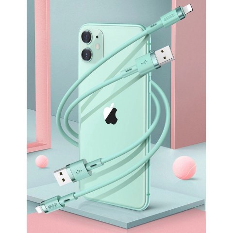 Kabel Joyroom Liquid Silicone Data Cable N2 USB-A / Lightning 2.4A 1.2m - biały Kabel Joyroom Liquid Silicone Data Cable N2 USB-A / Lightning 2.4A 1.2m - biały