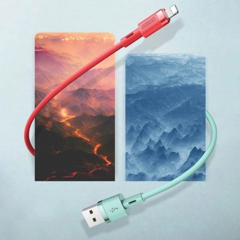 Kabel Joyroom Liquid Silicone Data Cable N2 USB-A / Lightning 2.4A 1.2m - biały Kabel Joyroom Liquid Silicone Data Cable N2 USB-A / Lightning 2.4A 1.2m - biały