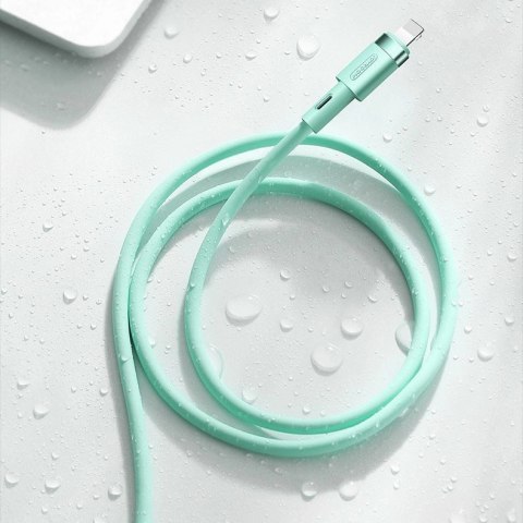 Kabel Joyroom Liquid Silicone Data Cable N2 USB-A / Lightning 2.4A 1.2m - biały Kabel Joyroom Liquid Silicone Data Cable N2 USB-A / Lightning 2.4A 1.2m - biały