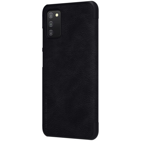 Nillkin Qin skórzana kabura etui Samsung Galaxy A03s czarny Nillkin Qin skórzana kabura etui Samsung Galaxy A03s czarny