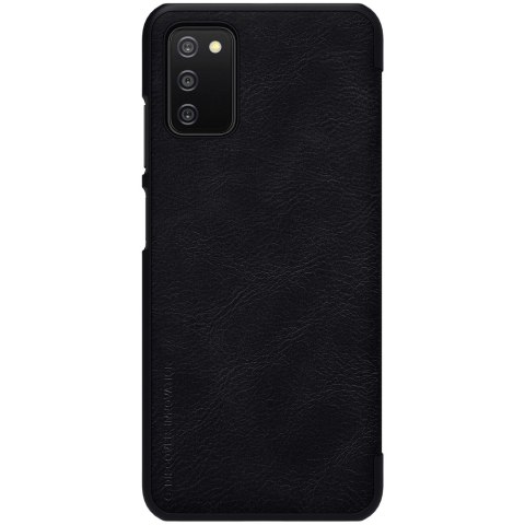 Nillkin Qin skórzana kabura etui Samsung Galaxy A03s czarny Nillkin Qin skórzana kabura etui Samsung Galaxy A03s czarny