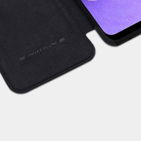 Nillkin Qin skórzana kabura etui Samsung Galaxy A03s czarny Nillkin Qin skórzana kabura etui Samsung Galaxy A03s czarny