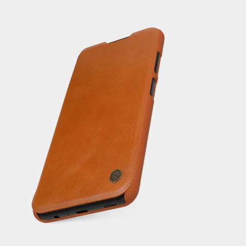 Nillkin Qin skórzana kabura etui Samsung Galaxy A03s czarny Nillkin Qin skórzana kabura etui Samsung Galaxy A03s czarny