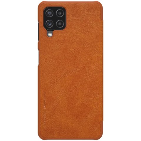 Nillkin Qin skórzana kabura etui Samsung Galaxy A22 4G brązowy Nillkin Qin skórzana kabura etui Samsung Galaxy A22 4G brązowy