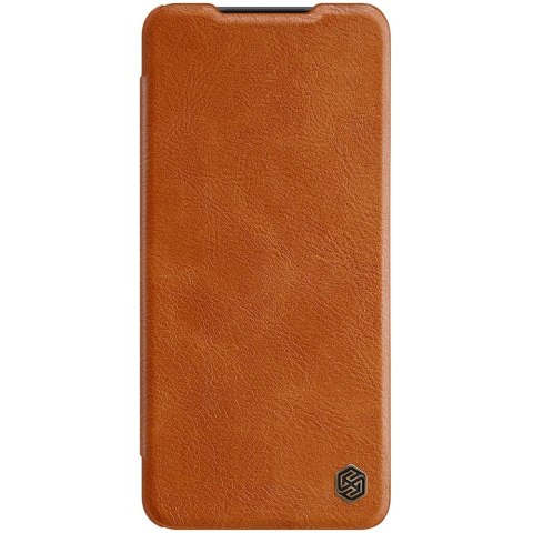 Nillkin Qin skórzana kabura etui Samsung Galaxy A22 4G brązowy Nillkin Qin skórzana kabura etui Samsung Galaxy A22 4G brązowy