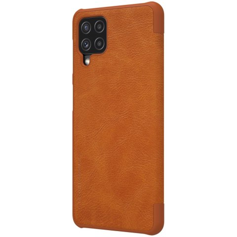 Nillkin Qin skórzana kabura etui Samsung Galaxy A22 4G brązowy Nillkin Qin skórzana kabura etui Samsung Galaxy A22 4G brązowy
