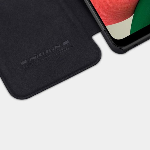 Nillkin Qin skórzana kabura etui Samsung Galaxy A22 4G brązowy Nillkin Qin skórzana kabura etui Samsung Galaxy A22 4G brązowy