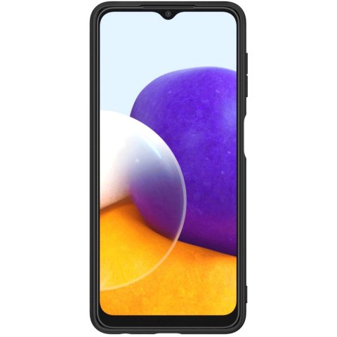 Nillkin Textured Case wytrzymałe wzmocnione etui z żelową ramką i nylonem na tyle Samsung Galaxy A22 4G czarny Nillkin Textured Case wytrzymałe wzmocnione etui z żelową ramką i nylonem na tyle Samsung Galaxy A22 4G czarny