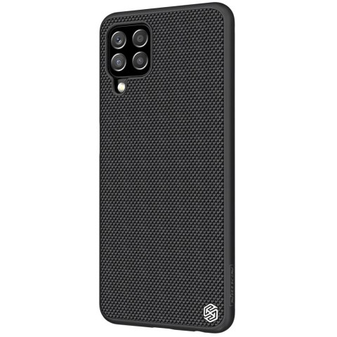 Nillkin Textured Case wytrzymałe wzmocnione etui z żelową ramką i nylonem na tyle Samsung Galaxy A22 4G czarny Nillkin Textured Case wytrzymałe wzmocnione etui z żelową ramką i nylonem na tyle Samsung Galaxy A22 4G czarny