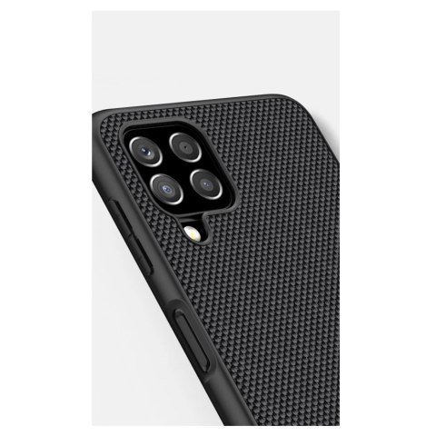Nillkin Textured Case wytrzymałe wzmocnione etui z żelową ramką i nylonem na tyle Samsung Galaxy A22 4G czarny Nillkin Textured Case wytrzymałe wzmocnione etui z żelową ramką i nylonem na tyle Samsung Galaxy A22 4G czarny