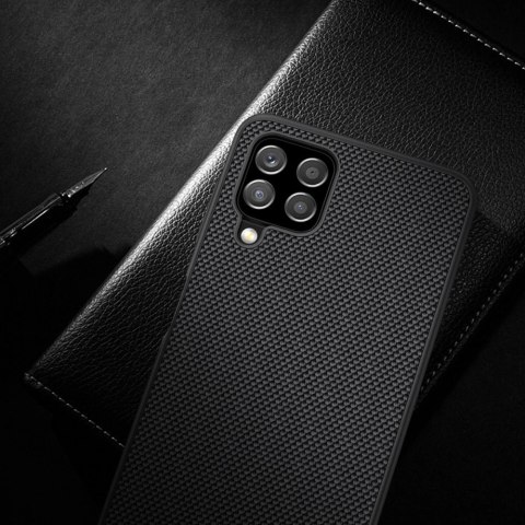Nillkin Textured Case wytrzymałe wzmocnione etui z żelową ramką i nylonem na tyle Samsung Galaxy A22 4G czarny Nillkin Textured Case wytrzymałe wzmocnione etui z żelową ramką i nylonem na tyle Samsung Galaxy A22 4G czarny