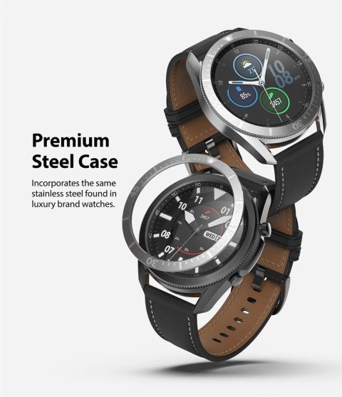 Ringke Bezel Styling etui ramka koperta pierścień Samsung Galaxy Watch 3 45mm czarny (GW3-45-62) Ringke Bezel Styling etui ramka koperta pierścień Samsung Galaxy Watch 3 45mm czarny (GW3-45-62)