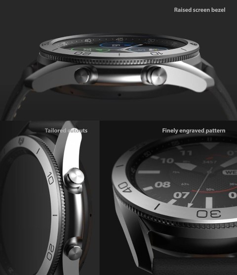 Ringke Bezel Styling etui ramka koperta pierścień Samsung Galaxy Watch 3 45mm czarny (GW3-45-62) Ringke Bezel Styling etui ramka koperta pierścień Samsung Galaxy Watch 3 45mm czarny (GW3-45-62)