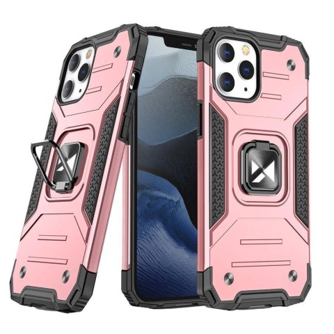 Wozinsky Ring Armor pancerne hybrydowe etui pokrowiec + magnetyczny uchwyt iPhone 13 różowy Wozinsky Ring Armor pancerne hybrydowe etui pokrowiec + magnetyczny uchwyt iPhone 13 różowy