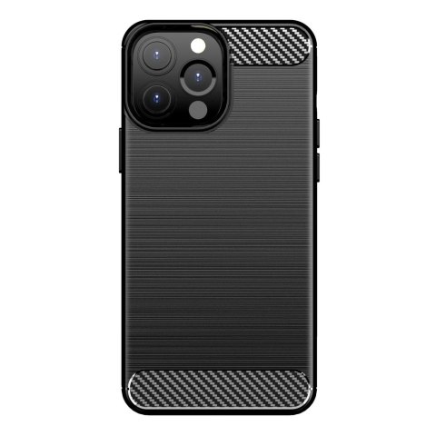 Carbon Case elastyczne etui pokrowiec iPhone 13 Pro Max czarny Carbon Case elastyczne etui pokrowiec iPhone 13 Pro Max czarny