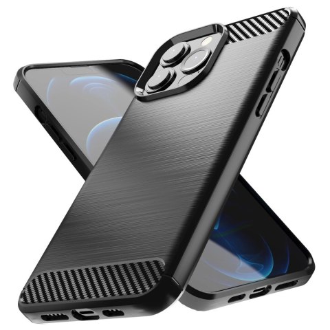 Carbon Case elastyczne etui pokrowiec iPhone 13 Pro czarny Carbon Case elastyczne etui pokrowiec iPhone 13 Pro czarny