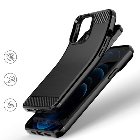Carbon Case elastyczne etui pokrowiec iPhone 13 Pro czarny Carbon Case elastyczne etui pokrowiec iPhone 13 Pro czarny