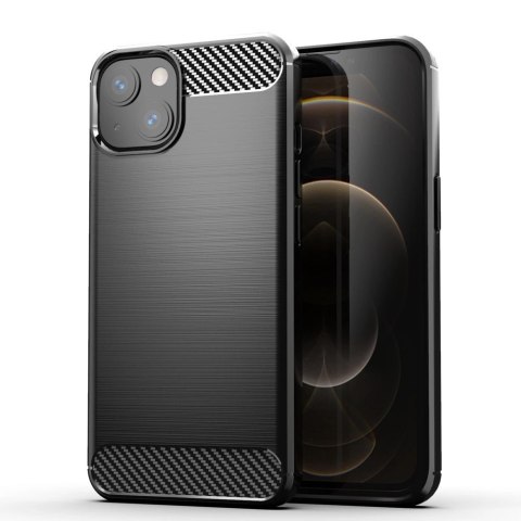 Carbon Case elastyczne etui pokrowiec iPhone 13 czarny Carbon Case elastyczne etui pokrowiec iPhone 13 czarny