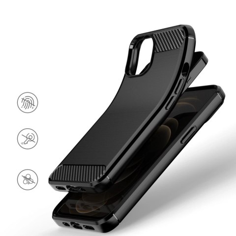 Carbon Case elastyczne etui pokrowiec iPhone 13 czarny Carbon Case elastyczne etui pokrowiec iPhone 13 czarny
