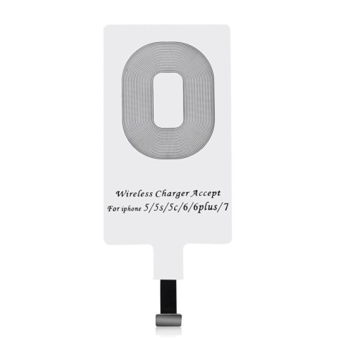 Choetech adapter do bezprzewodowego ładowania Qi Lightning wkładka indukcyjna biały (WP-IP) Choetech adapter do bezprzewodowego ładowania Qi Lightning wkładka indukcyjna biały (WP-IP)