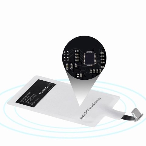 Choetech adapter do bezprzewodowego ładowania Qi Lightning wkładka indukcyjna biały (WP-IP) Choetech adapter do bezprzewodowego ładowania Qi Lightning wkładka indukcyjna biały (WP-IP)