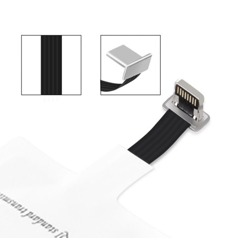 Choetech adapter do bezprzewodowego ładowania Qi Lightning wkładka indukcyjna biały (WP-IP) Choetech adapter do bezprzewodowego ładowania Qi Lightning wkładka indukcyjna biały (WP-IP)