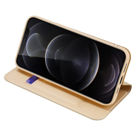 Dux Ducis Skin Pro kabura etui pokrowiec z klapką iPhone 13 Pro Max złoty Dux Ducis Skin Pro kabura etui pokrowiec z klapką iPhone 13 Pro Max złoty