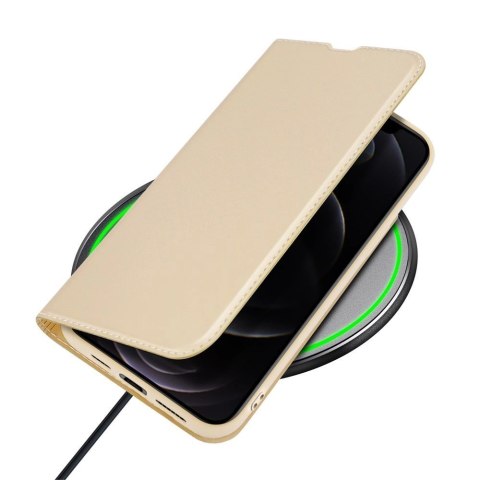 Dux Ducis Skin Pro kabura etui pokrowiec z klapką iPhone 13 Pro Max złoty Dux Ducis Skin Pro kabura etui pokrowiec z klapką iPhone 13 Pro Max złoty
