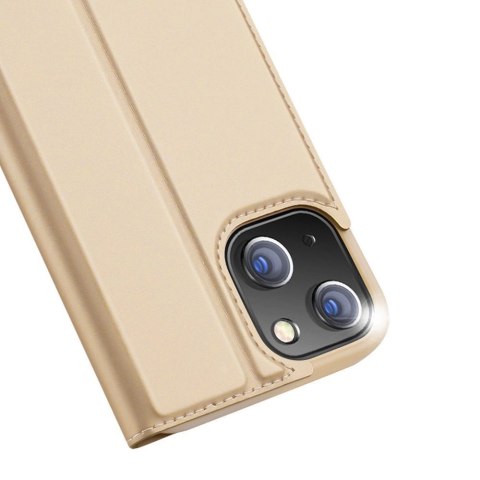 Dux Ducis Skin Pro kabura etui pokrowiec z klapką iPhone 13 złoty Dux Ducis Skin Pro kabura etui pokrowiec z klapką iPhone 13 złoty
