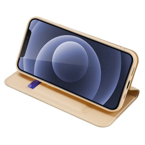 Dux Ducis Skin Pro kabura etui pokrowiec z klapką iPhone 13 złoty Dux Ducis Skin Pro kabura etui pokrowiec z klapką iPhone 13 złoty