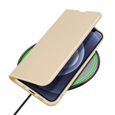 Dux Ducis Skin Pro kabura etui pokrowiec z klapką iPhone 13 złoty Dux Ducis Skin Pro kabura etui pokrowiec z klapką iPhone 13 złoty