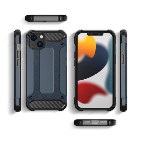 Hybrid Armor pancerne hybrydowe etui pokrowiec iPhone 13 mini srebrny Hybrid Armor pancerne hybrydowe etui pokrowiec iPhone 13 mini srebrny