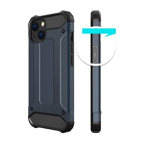 Hybrid Armor pancerne hybrydowe etui pokrowiec iPhone 13 mini srebrny Hybrid Armor pancerne hybrydowe etui pokrowiec iPhone 13 mini srebrny