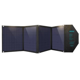 Ładowarka Choetech SC007 solarna duża rozkładana 80W DC / USB-C / 2x USB-A PD, QC - czarna